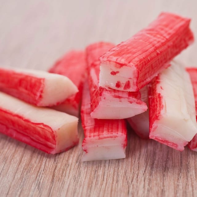 Imitation crab meat.